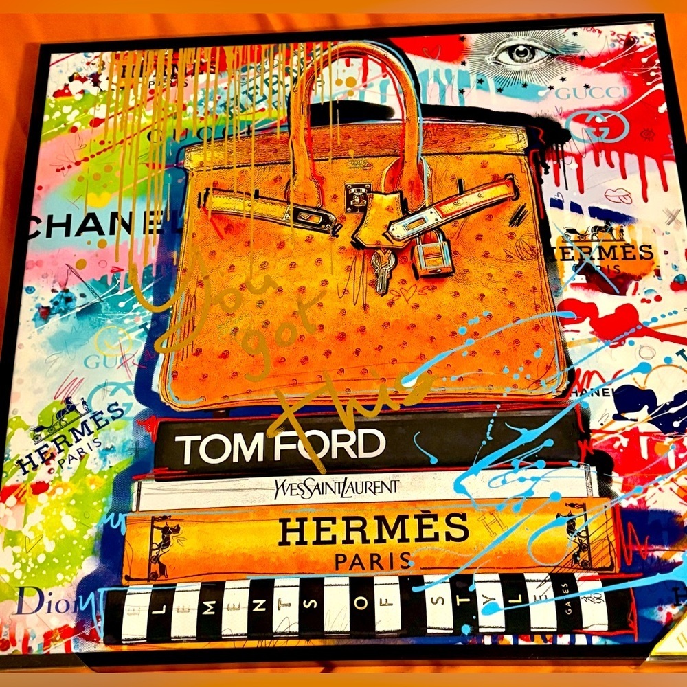 Luxury Wall Art! One of a kind💎